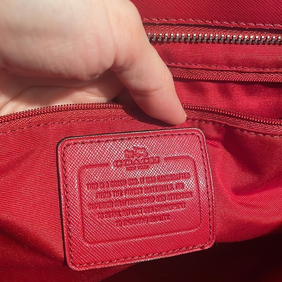Women’s Shopper Coach Red - Picture 4 of 4
